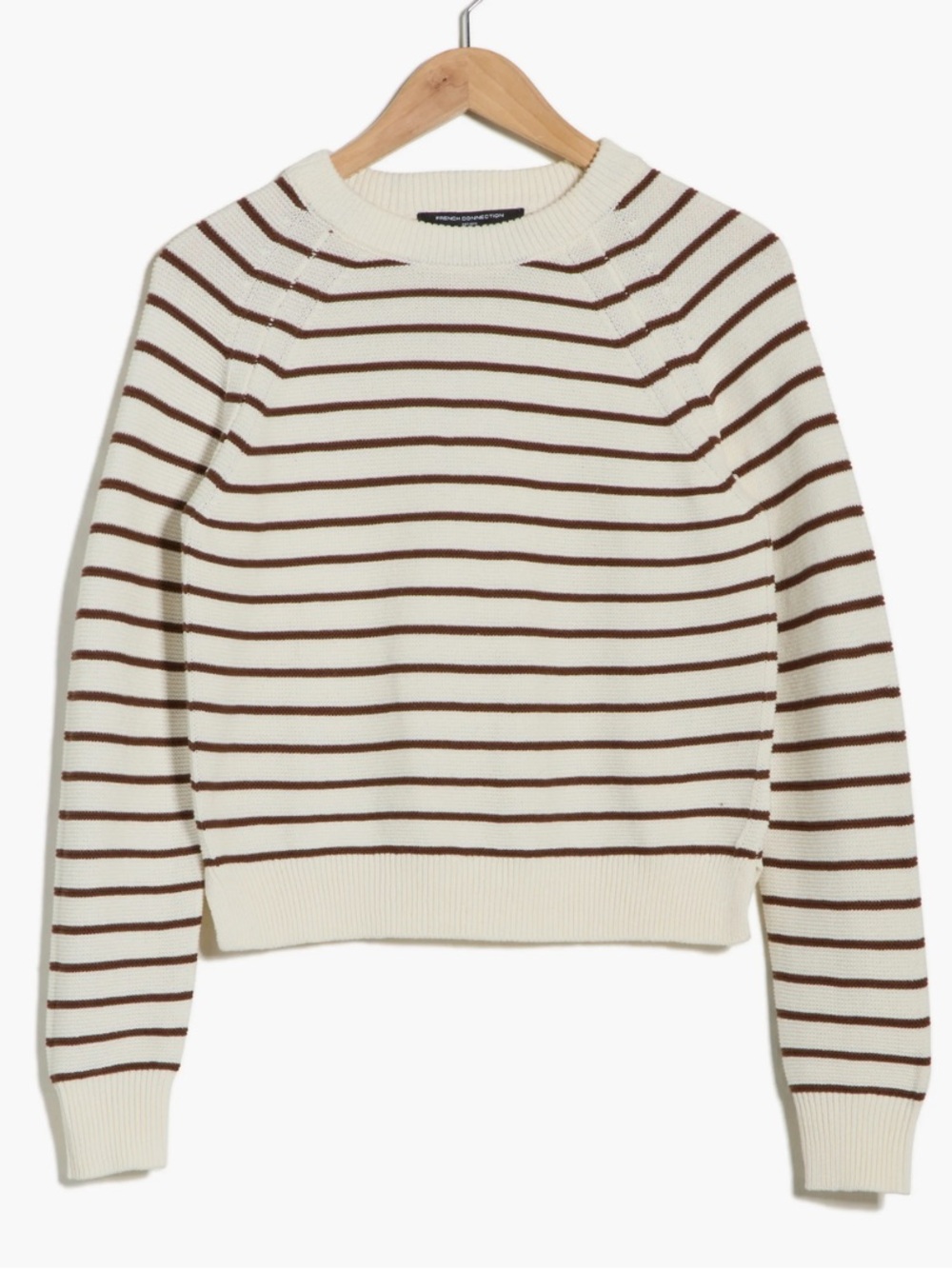 French Connection Mozart Stripe Crewneck Sweater